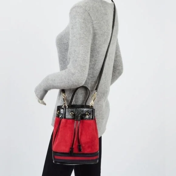 Gucci Ophidia bucket bag in red - Picture 3 of 7